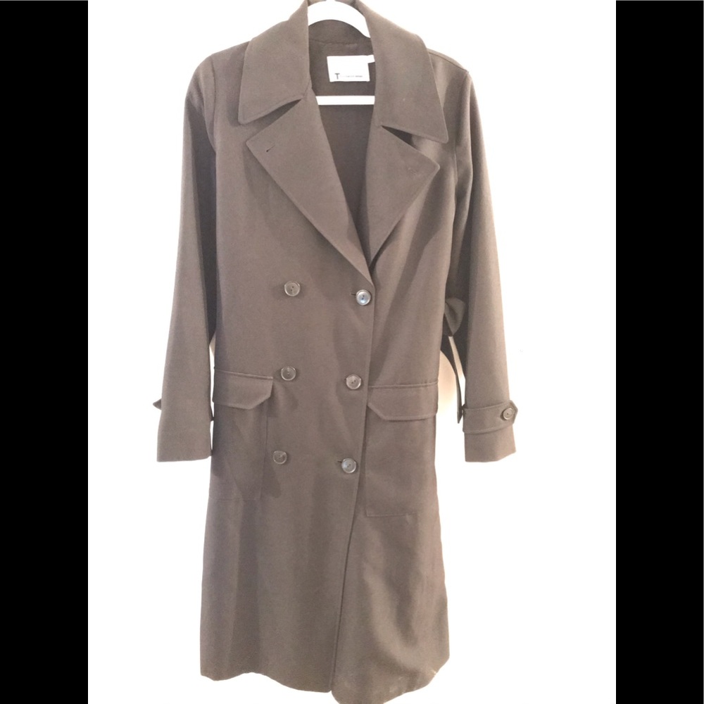 T Alexander Wang Midi Long Trench Coat